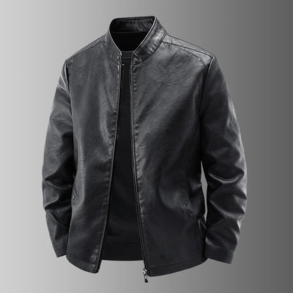 Veste en cuir motard