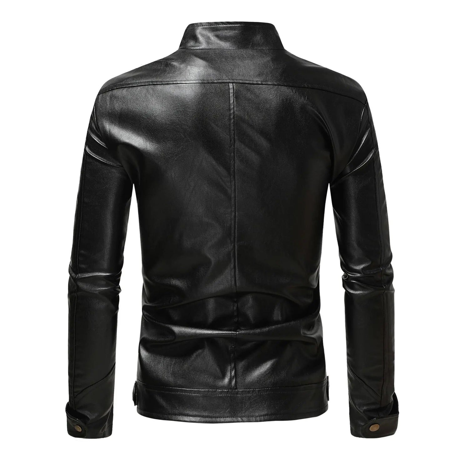 Veste en cuir élégante pour hommes