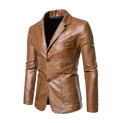 Veste en Cuir Business Casual
