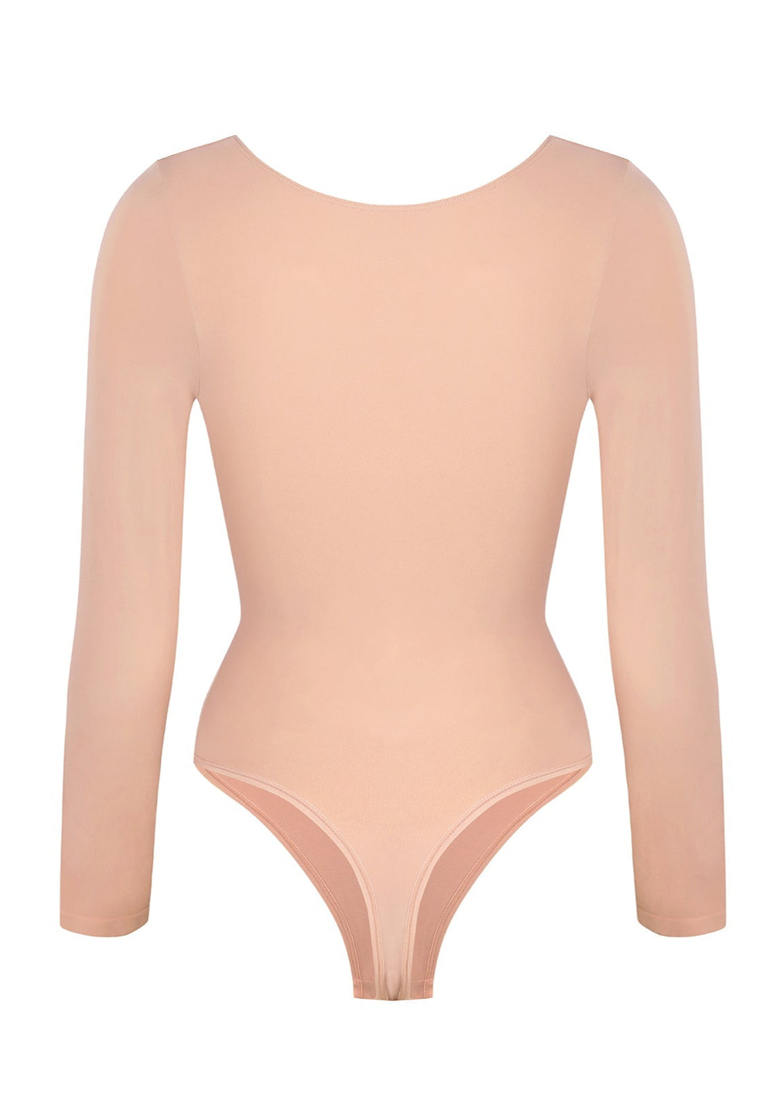 Marcella - Body à Manches Longues Sans Coutures avec String, Soutien-Gorge Intégré & Contrôle du Ventre