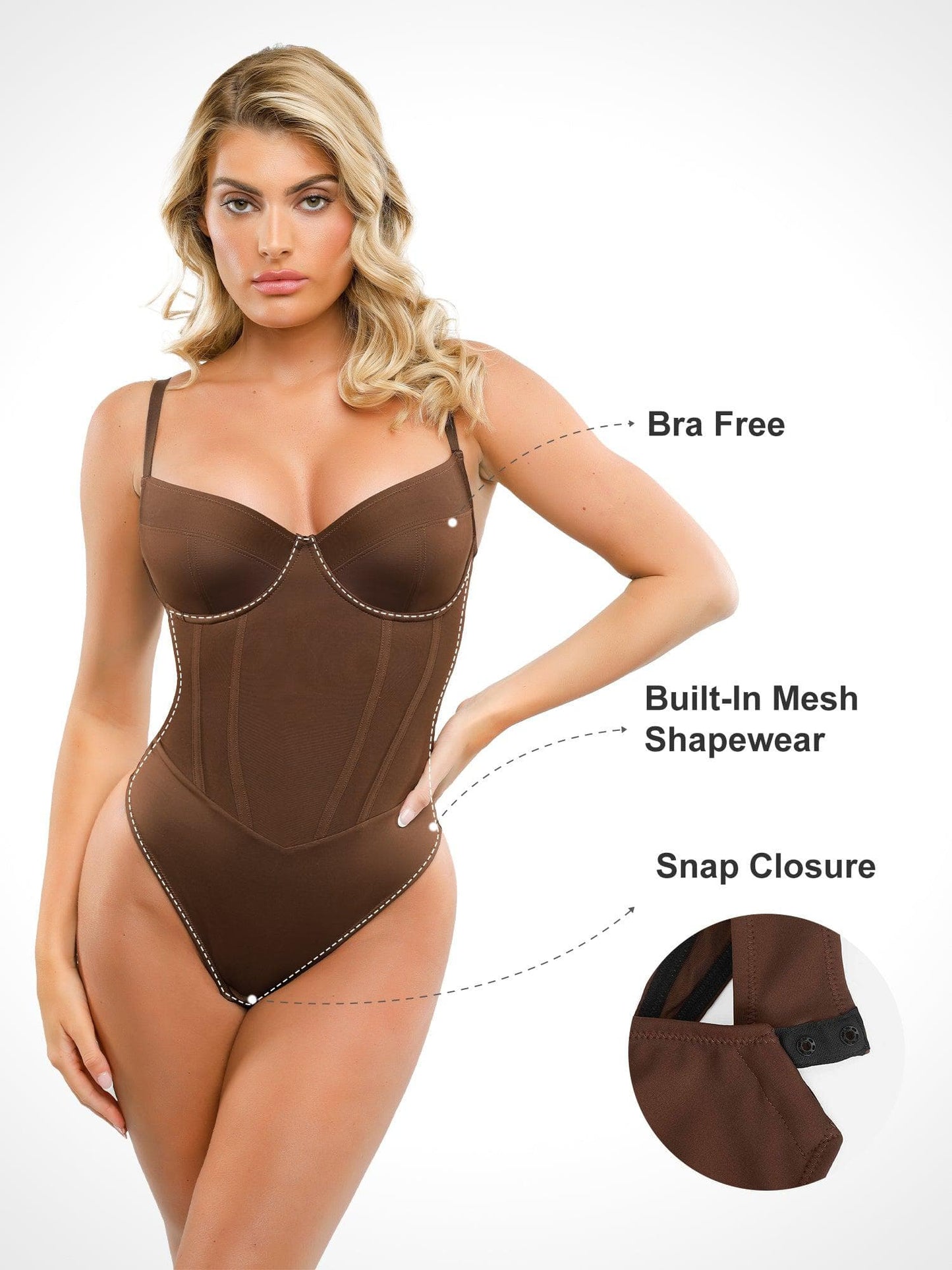Body en Dentelle Contrôle du Ventre