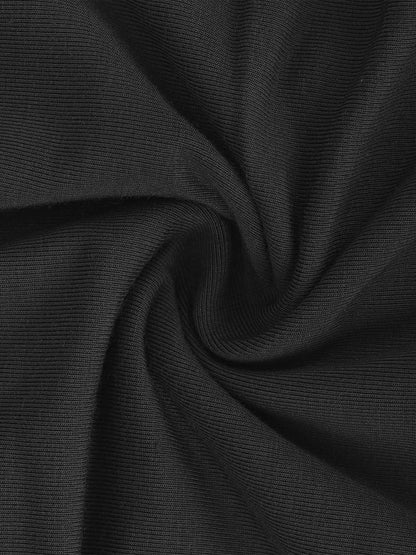 Robe Midi Slip Ajustée avec Shapewear Froncé