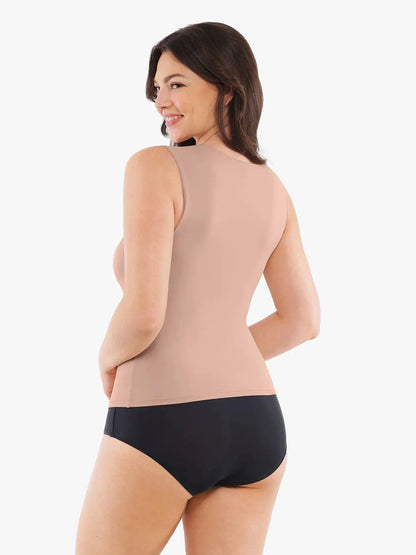 Haut sans manches à double couche avec effet modelant Cloud-Touch