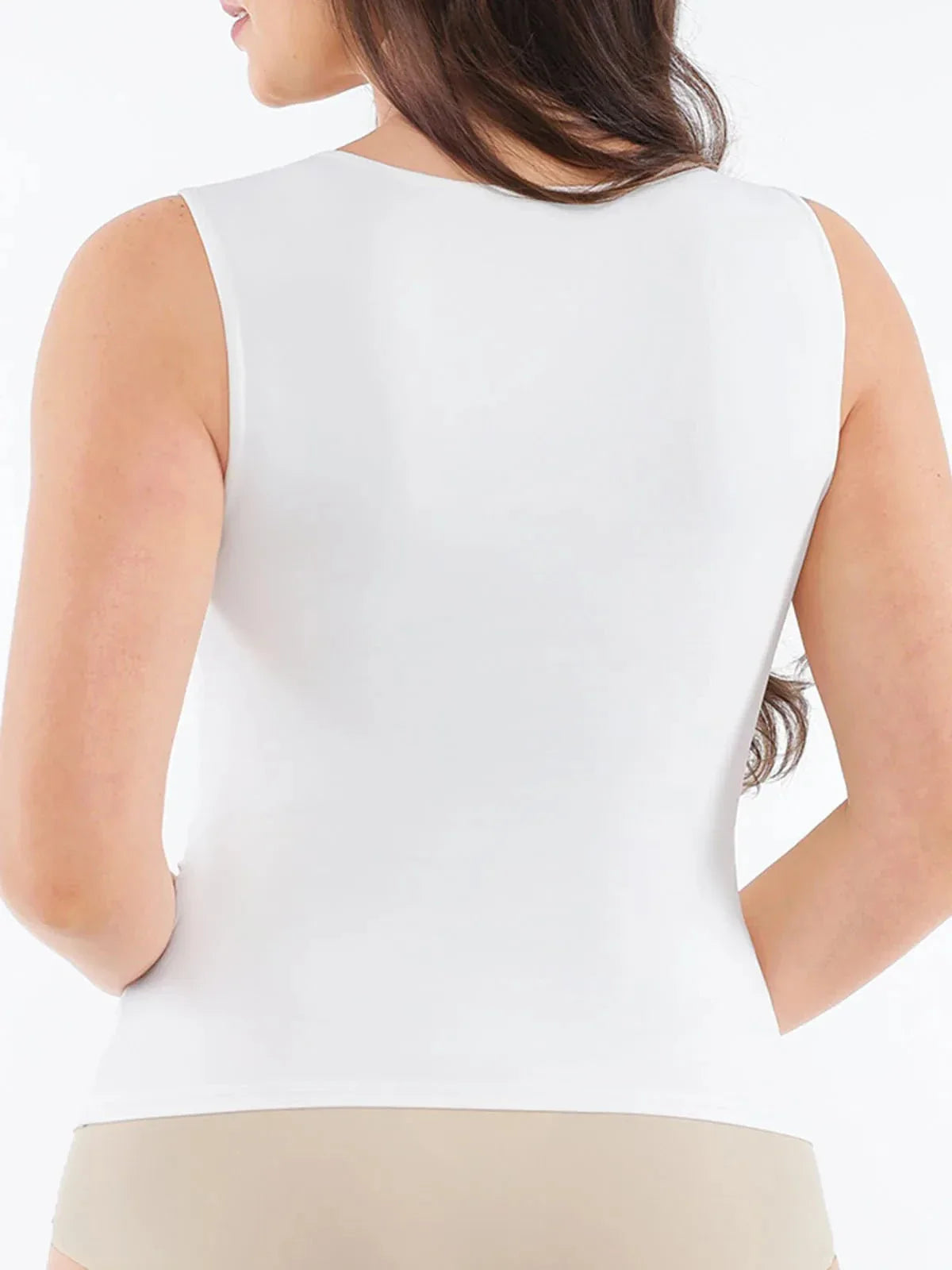 Haut sans manches à double couche avec effet modelant Cloud-Touch