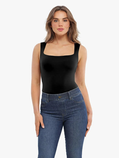 Haut sans manches à double couche avec effet modelant Cloud-Touch