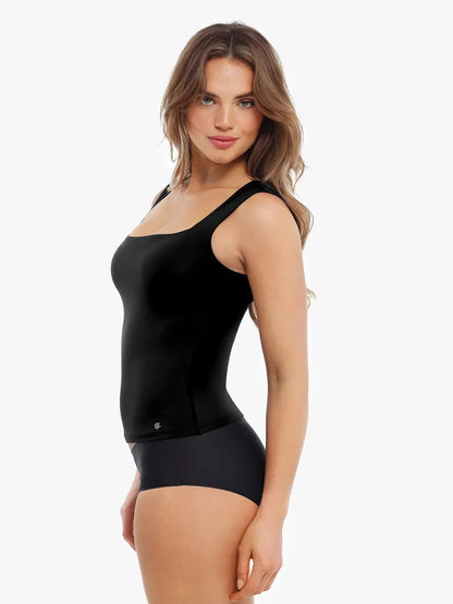 Haut sans manches à double couche avec effet modelant Cloud-Touch