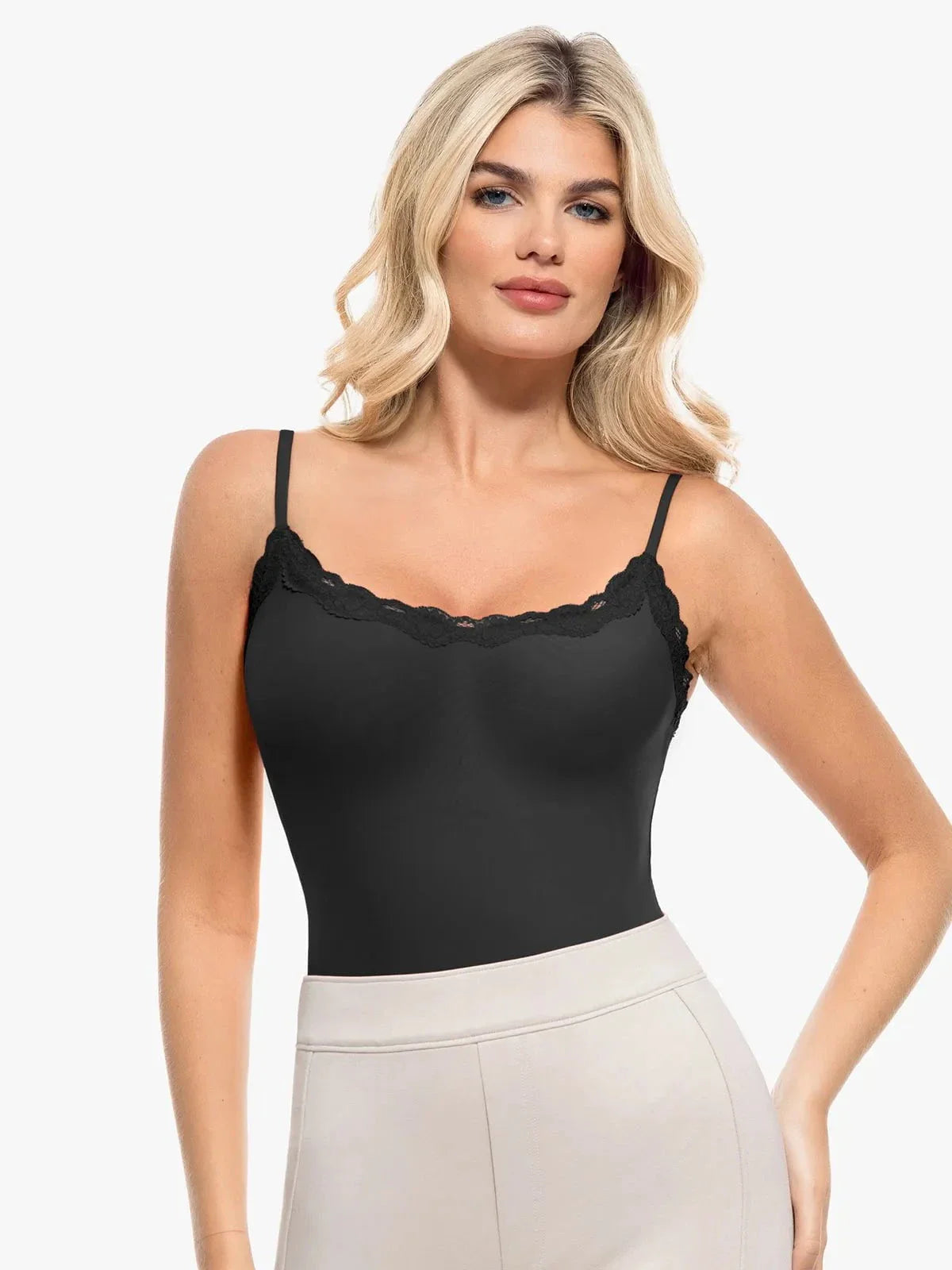 Body en Dentelle Tout-en-Un Toucher Nuage
