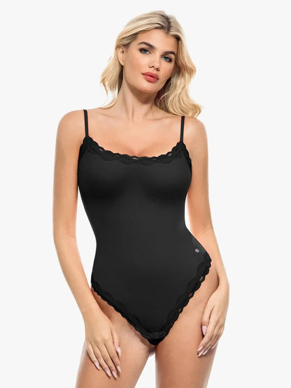 Body en Dentelle Tout-en-Un Toucher Nuage