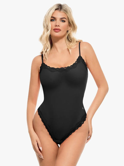 Body en Dentelle Tout-en-Un Toucher Nuage