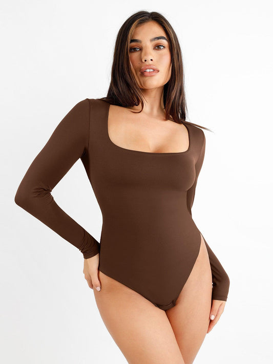 Body sans couture à manches longues Shapewear Cloudsense