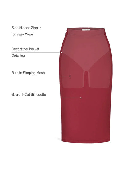 Jupe Ajustée SculptEase Commuter