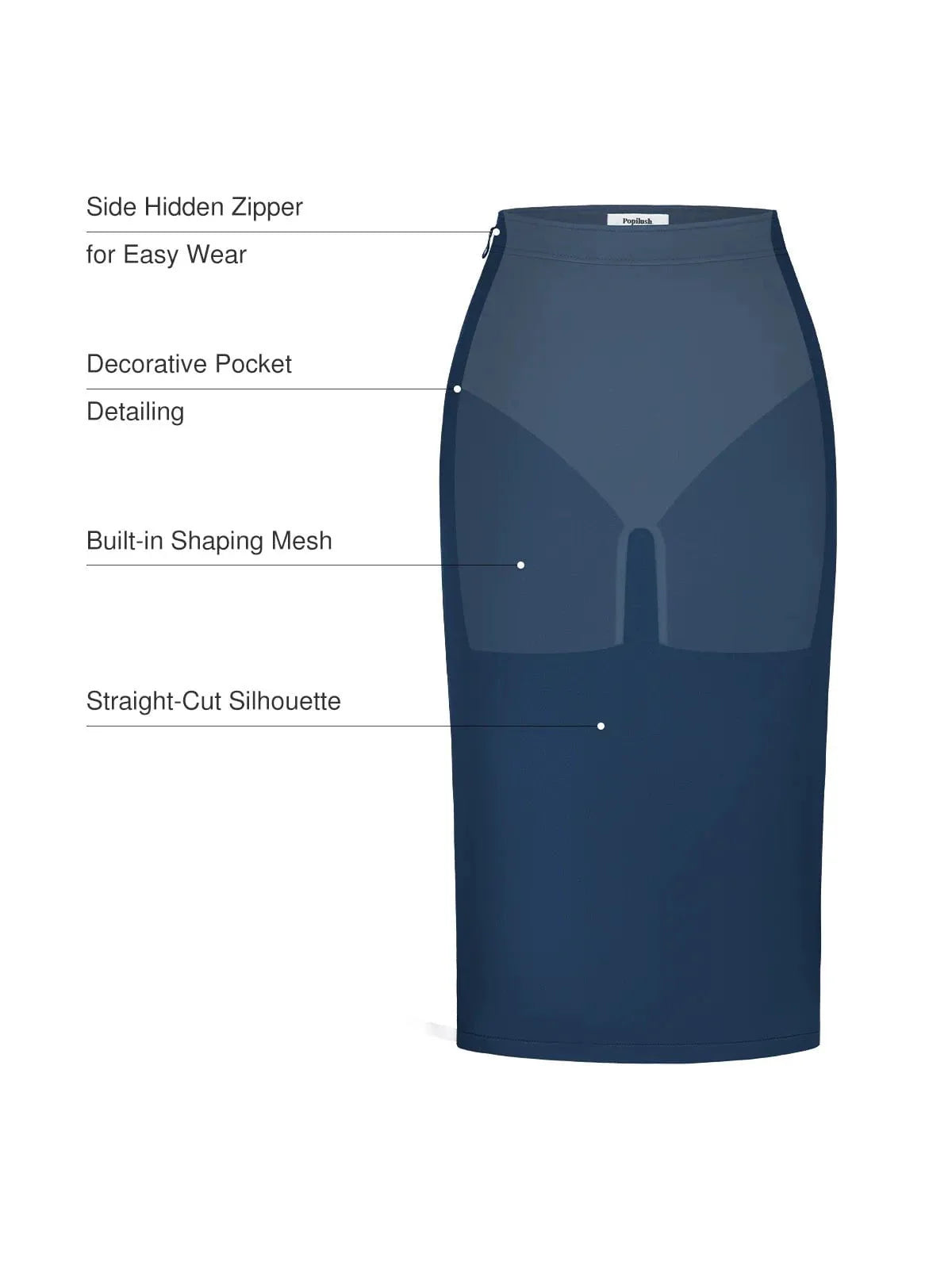 Jupe Ajustée SculptEase Commuter