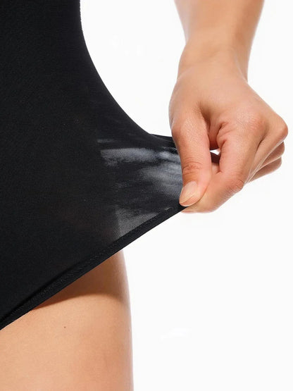 Body en simili cuir sculptant 3-en-1