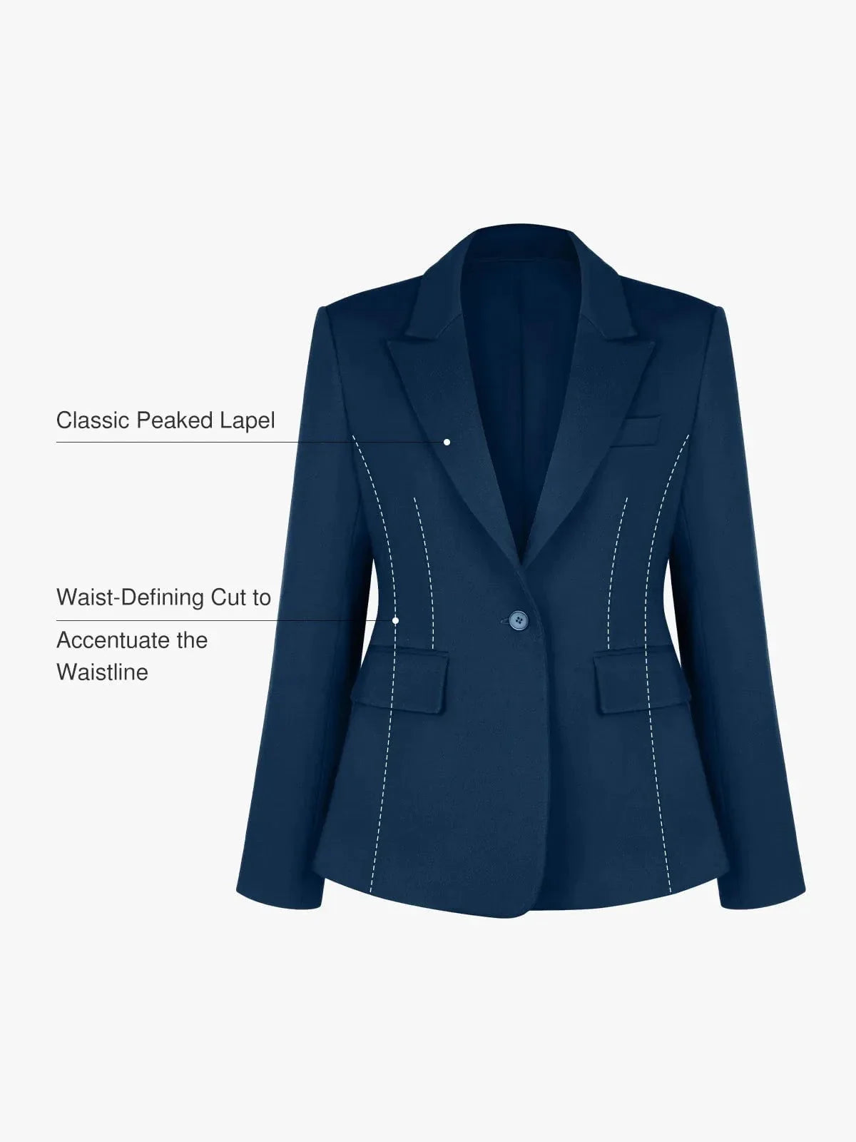 Blazer Ajusté Sculptant