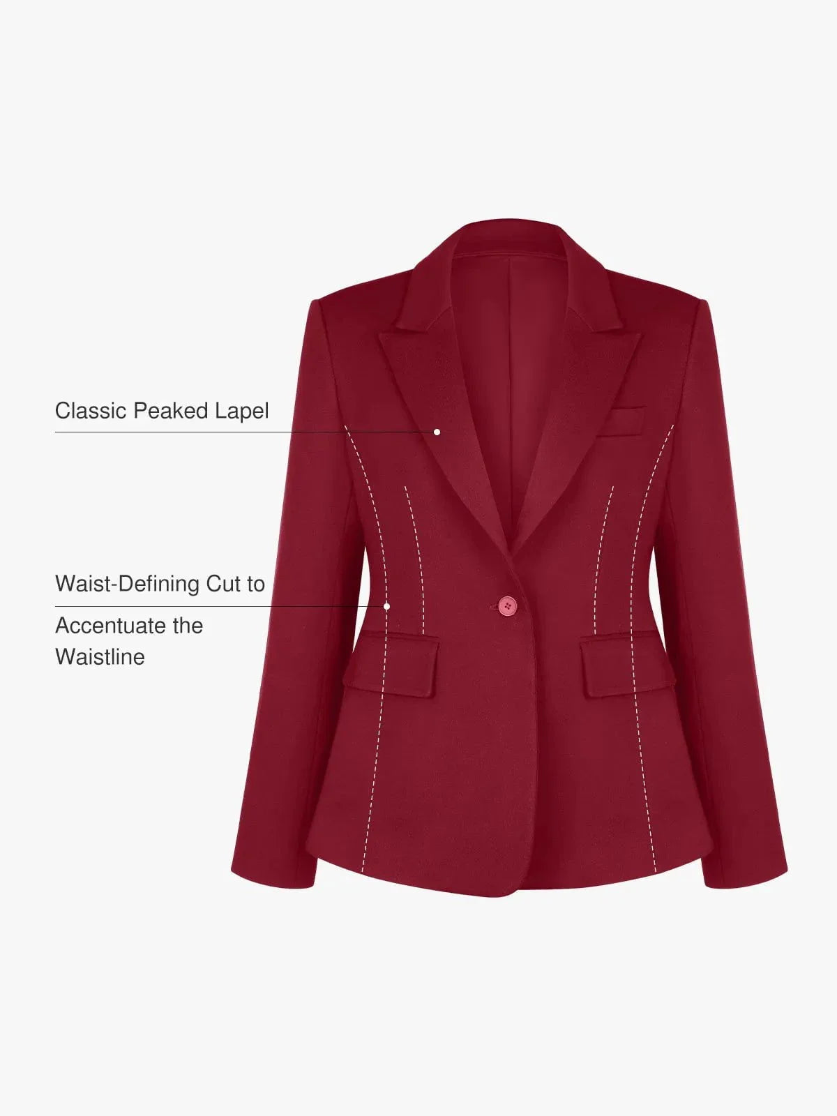 Blazer Ajusté Sculptant