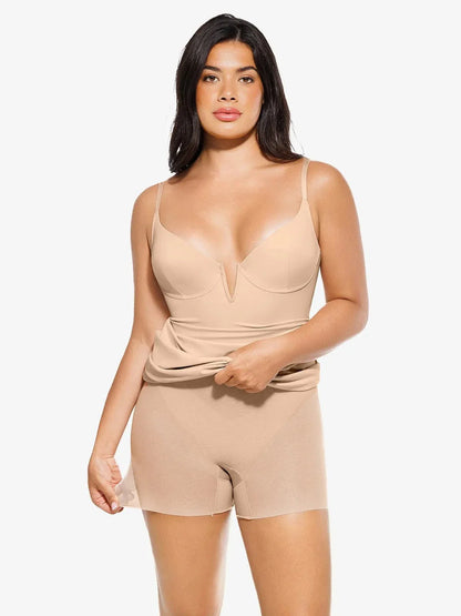 Robe Sculptante en Dentelle 2-en-1