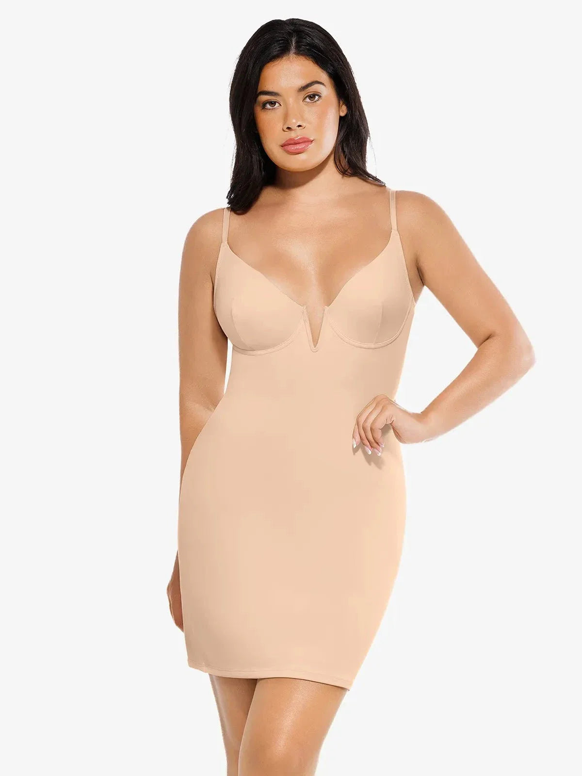Robe Sculptante en Dentelle 2-en-1