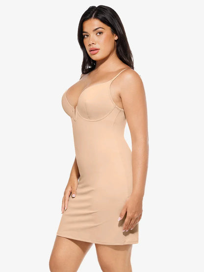 Robe Sculptante en Dentelle 2-en-1