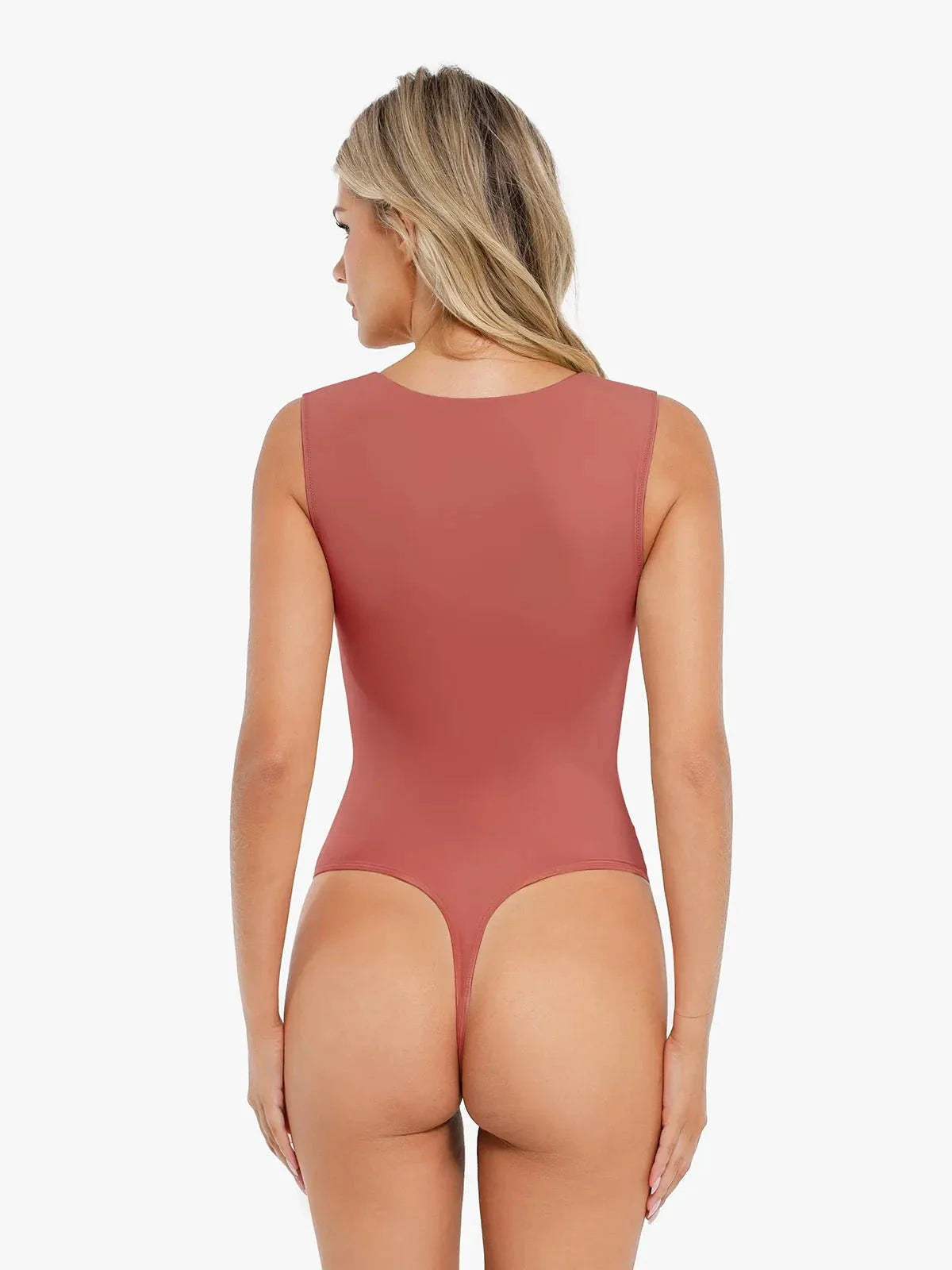 Body sans manches à col carré Shapewear Cloudsense