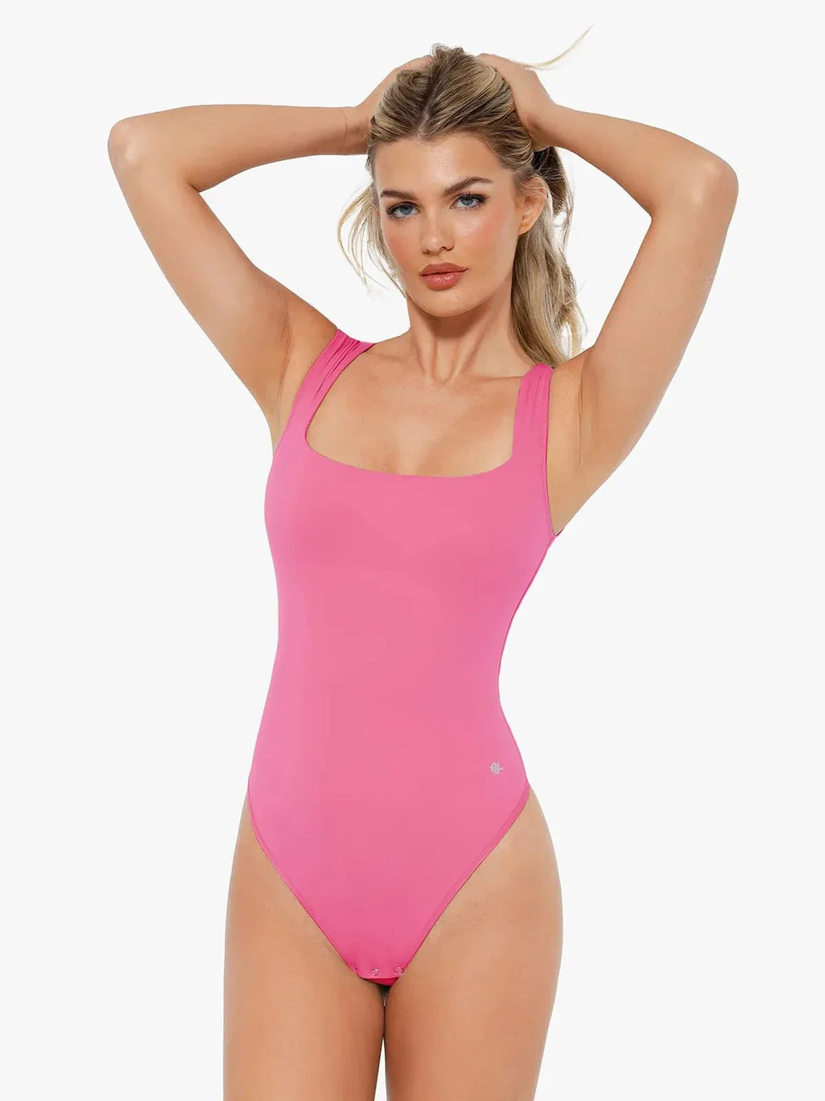 Body sans manches à col carré Shapewear Cloudsense