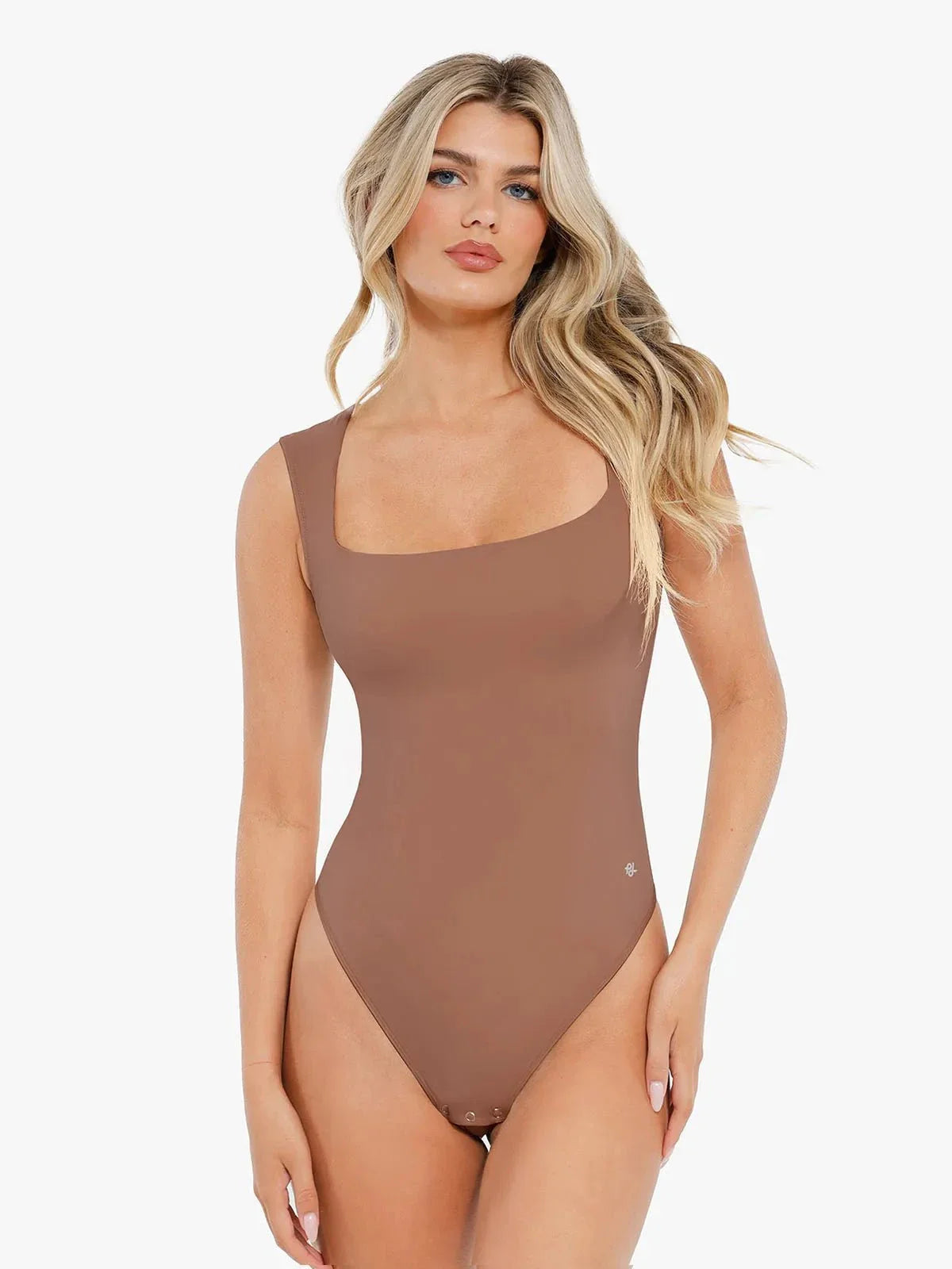Body sans manches à col carré Shapewear Cloudsense