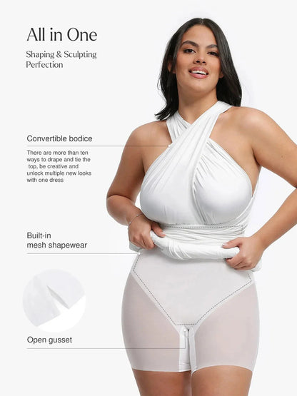 Robe Midi Sculptante Convertible Infinity