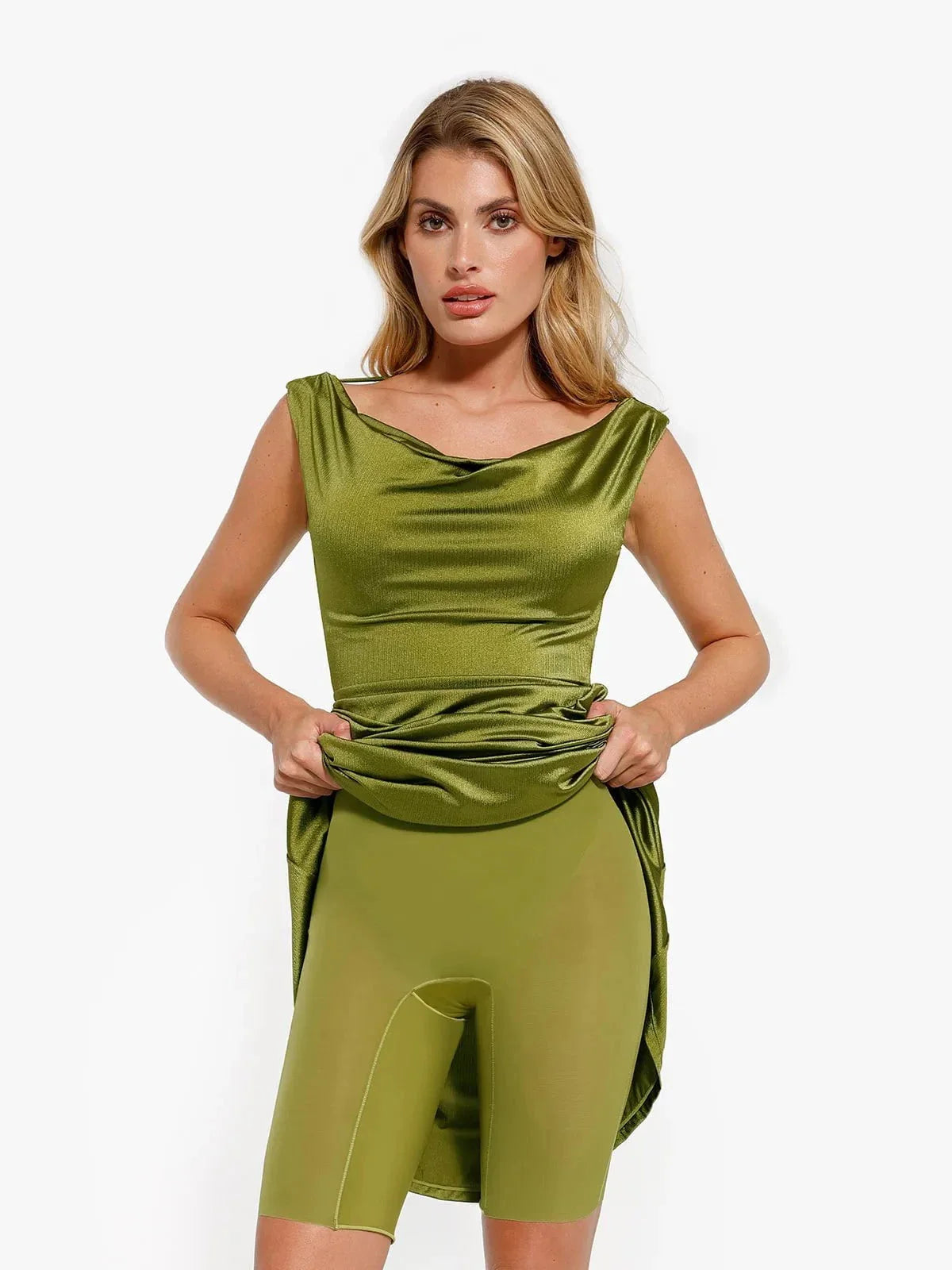 Robe Sirène Sculptante Shapewear Convertible Brillante