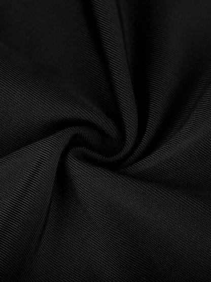 Body de Contrôle du Ventre à Col Cowl