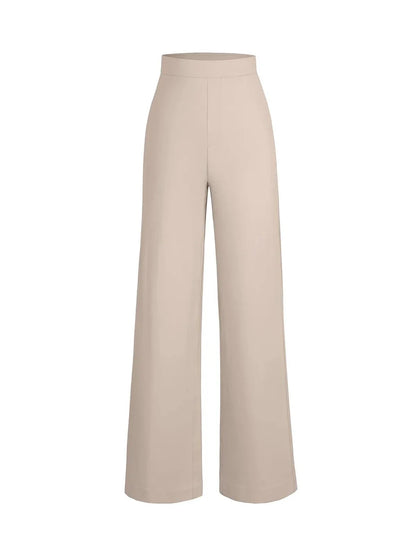Pantalons Ponte Large à Taille Haute Shapewear Executive