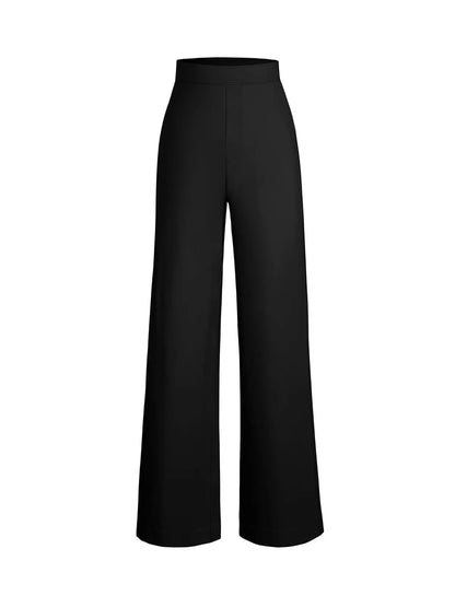 Pantalons Ponte Large à Taille Haute Shapewear Executive