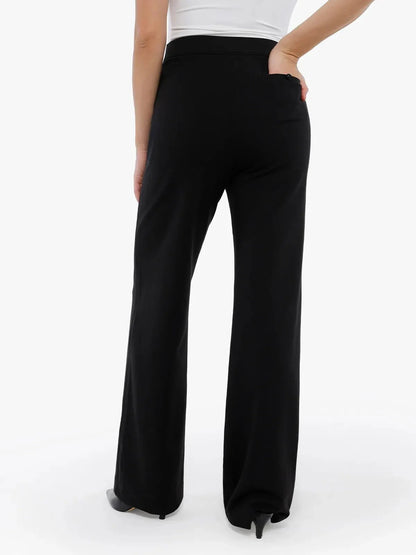 Pantalons Ponte Large à Taille Haute Shapewear Executive