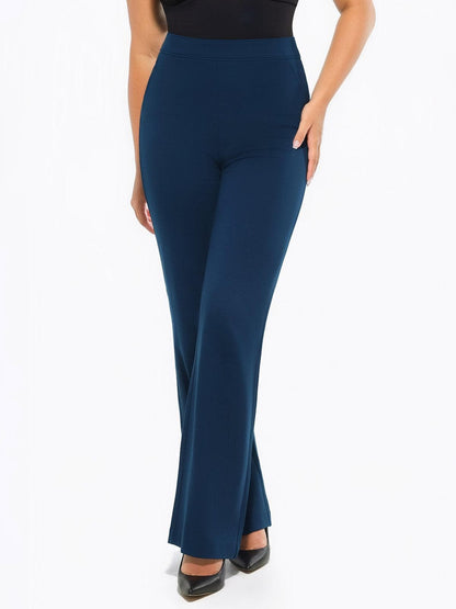 Pantalons Ponte Évasés Taille Haute Shapewear Executive