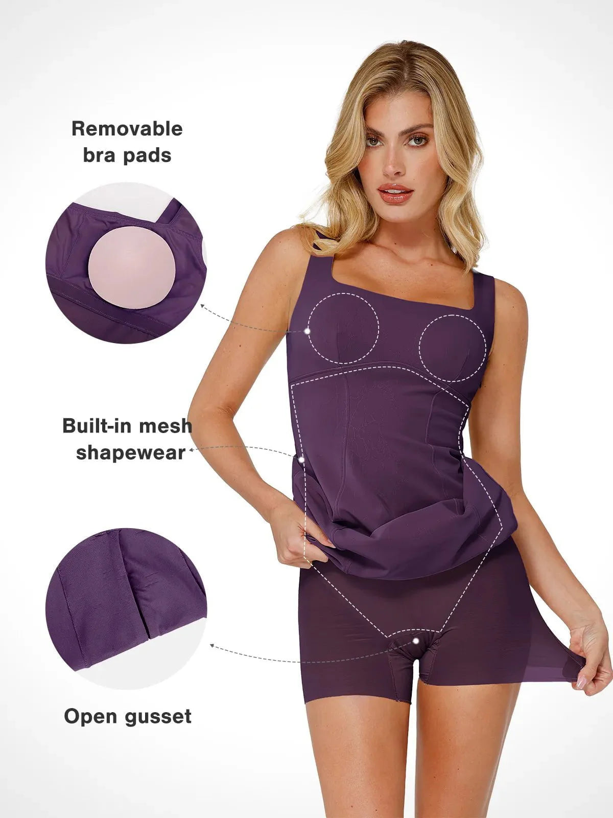 Robe Midi Sculptante à Fente en Faux Nubuck