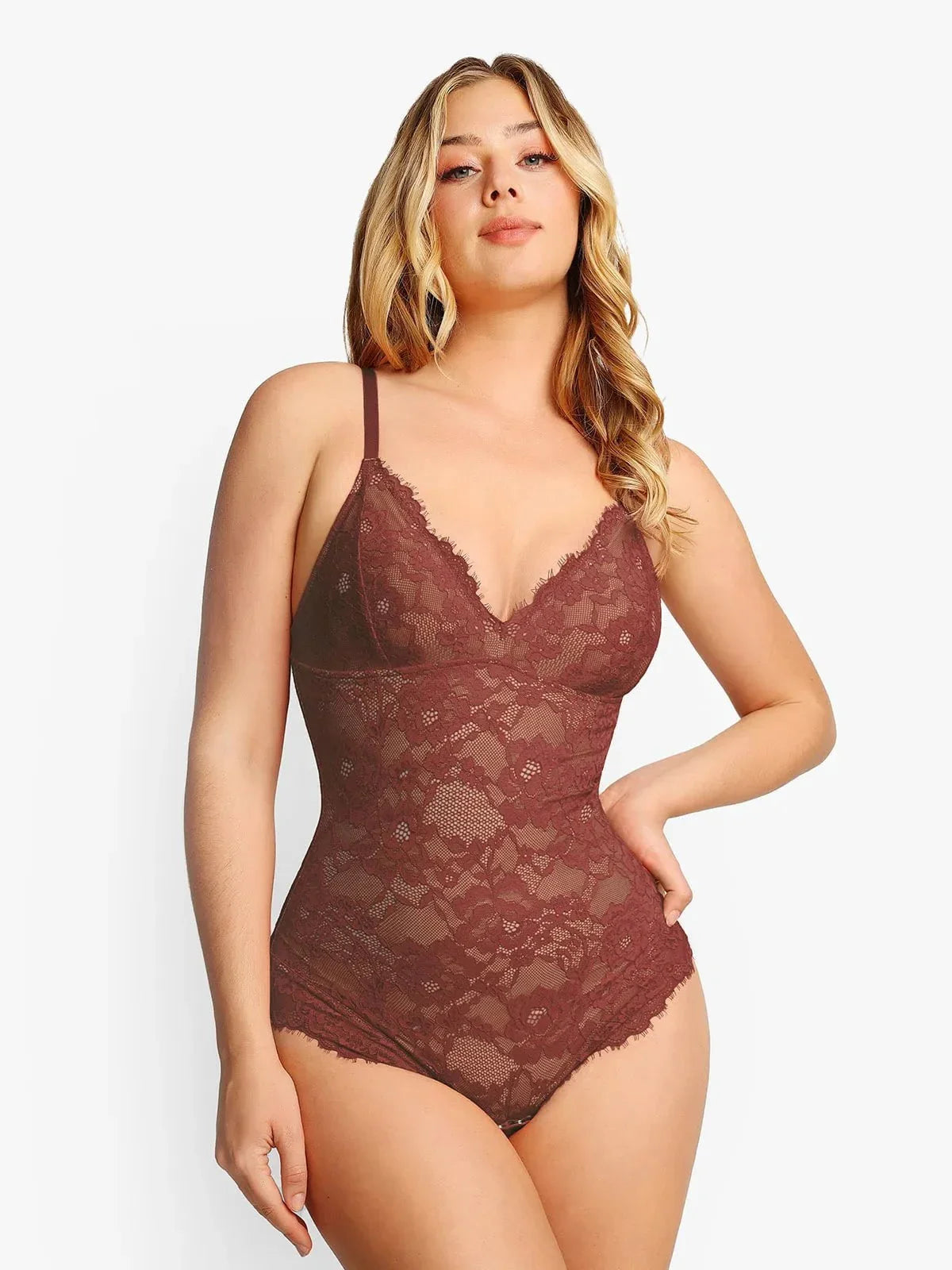 Body en Dentelle Complète Shapewear Contrôle Ferme