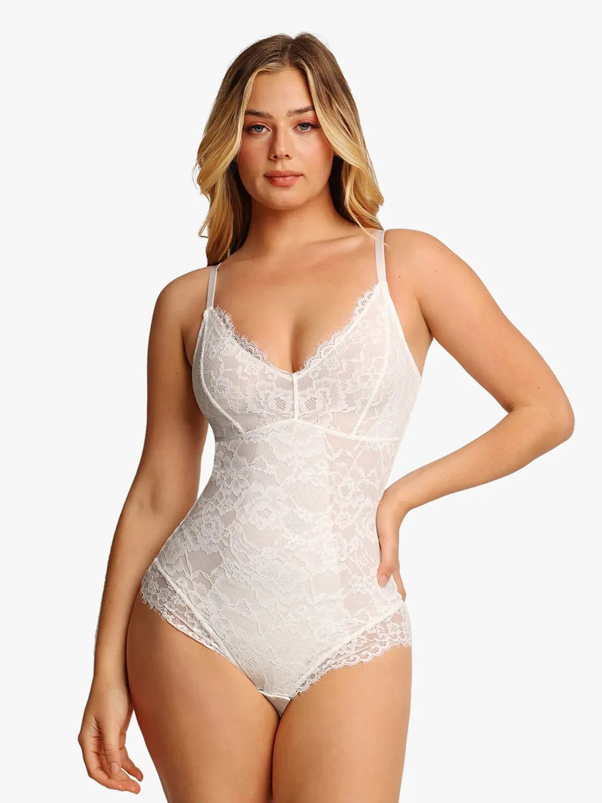Body en Dentelle Complète Shapewear Contrôle Ferme