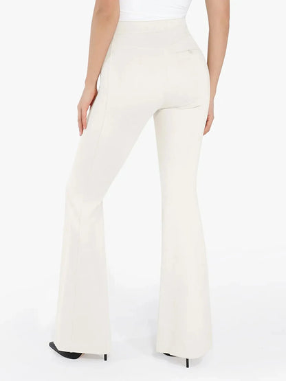 Pantalon Ponte à Jambes Évasées avec Contrôle du Ventre Shapewear Freedom