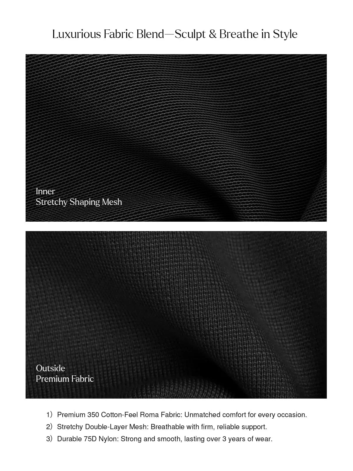 Pantalon Ponte à Jambes Évasées avec Contrôle du Ventre Shapewear Freedom