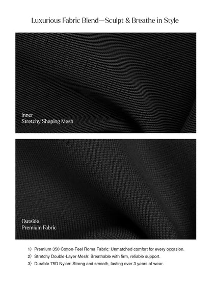 Pantalon Ponte à Jambes Évasées avec Contrôle du Ventre Shapewear Freedom