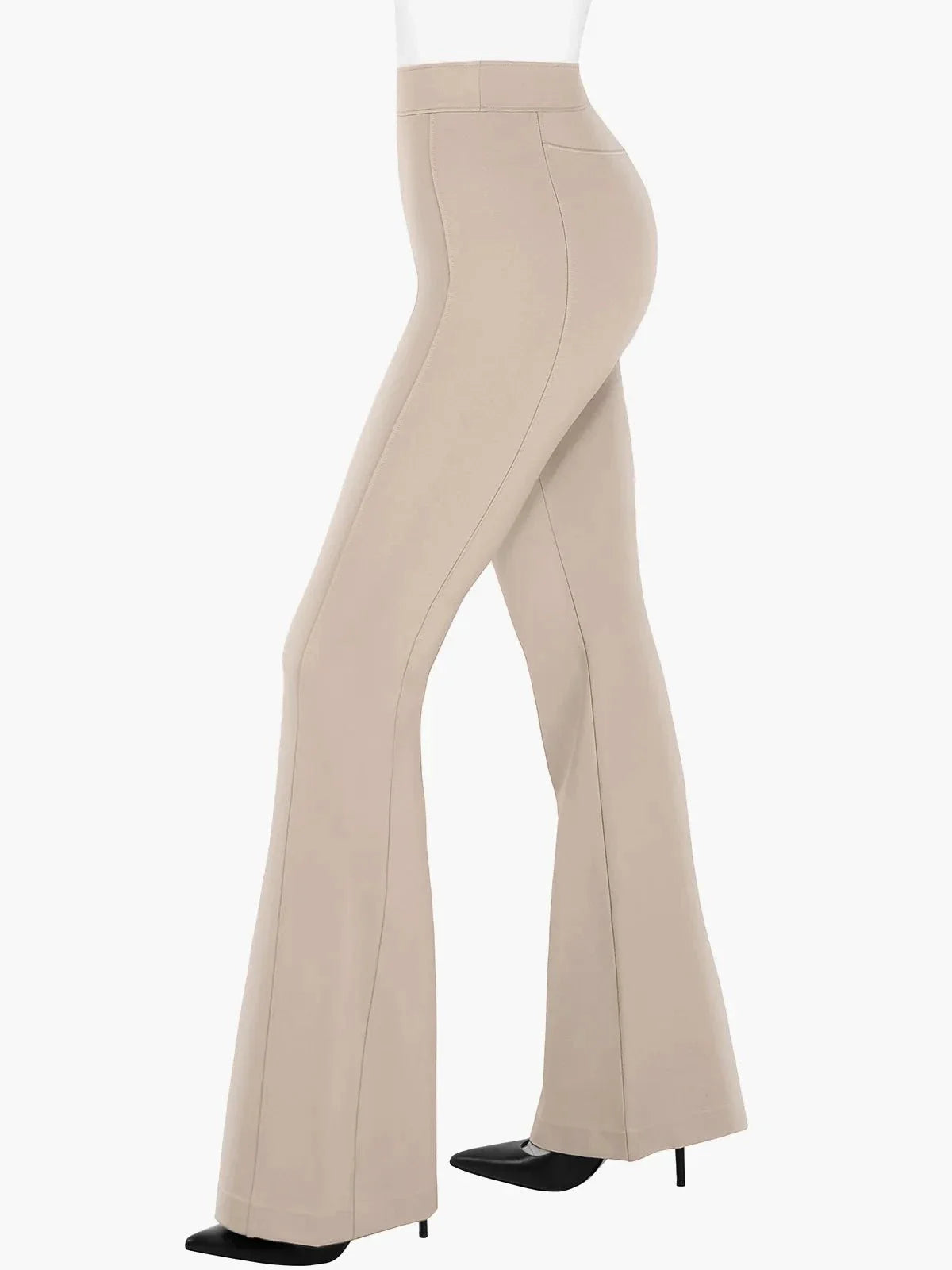 Pantalon Ponte à Jambes Évasées avec Contrôle du Ventre Shapewear Freedom