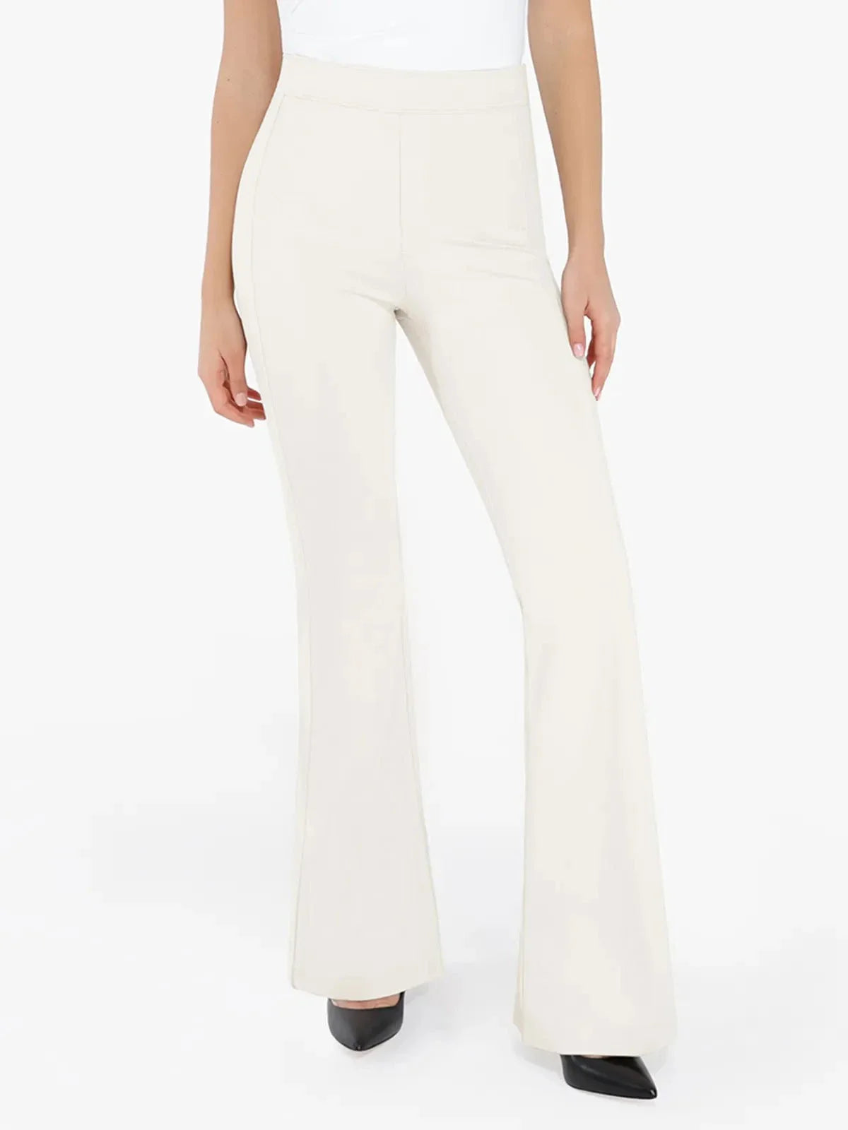 Pantalon Ponte à Jambes Évasées avec Contrôle du Ventre Shapewear Freedom