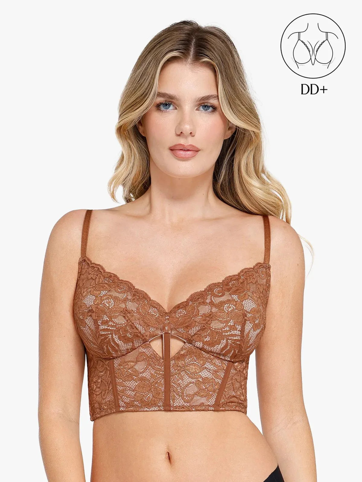Soutien-gorge en dentelle shapewear ou jupe midi amincissante