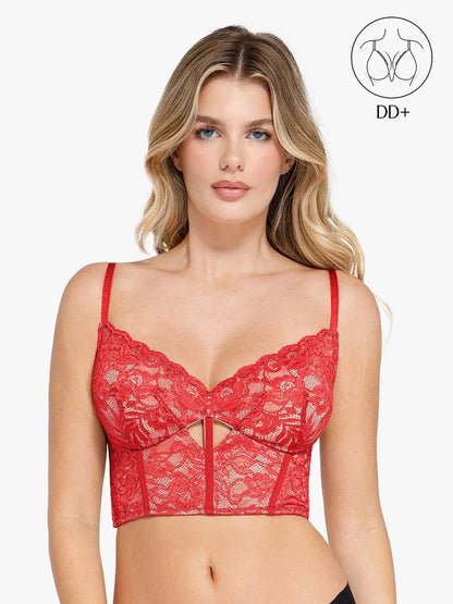 Soutien-gorge en dentelle shapewear ou jupe midi amincissante