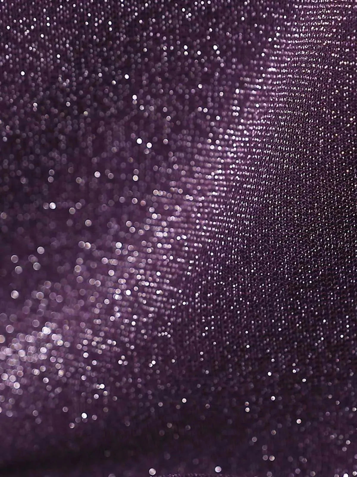 Robe Maxi Sirène Slim à Manches Longues en Maille Métallique Shapewear
