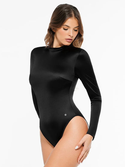 Body gainant imprimé taille haute avec contrôle du ventre