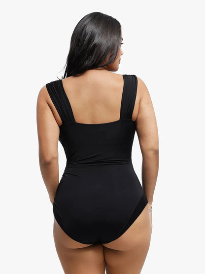 Body Shapewear Décolleté en Cœur à Manches Courtes