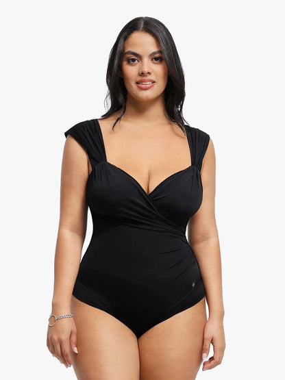 Body Shapewear Décolleté en Cœur à Manches Courtes