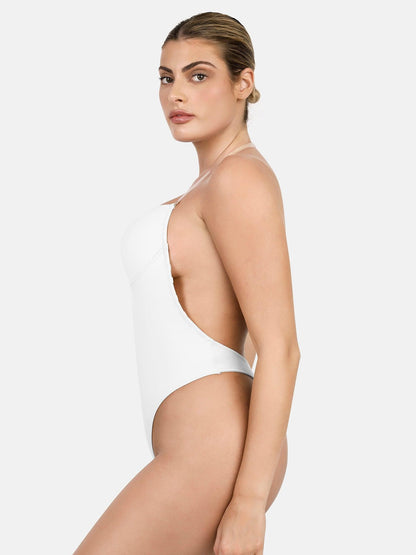 Body sans manches sculptant dos nu
