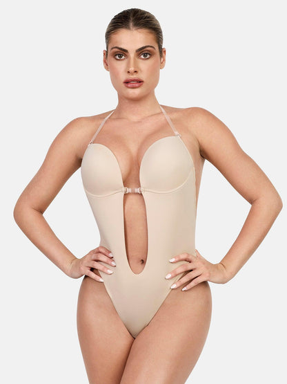 Body sans manches sculptant dos nu