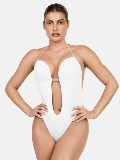 Body sans manches sculptant dos nu