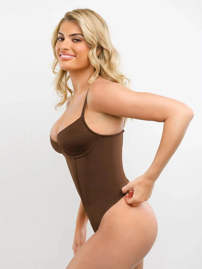 Body en dentelle gainant avec contrôle du ventre